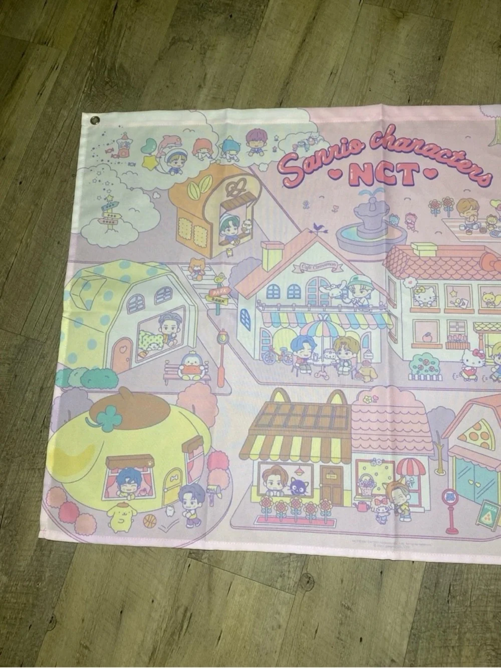 NCT x Sanrio Characters Fabric Poster 38” x 26.5”